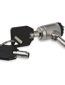 Verrou De Câble Avec Bouton Poussoir à Clé Silver / Black One Size unisex - StarTech - FashionsVida