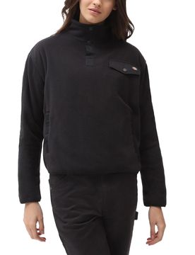 Port Allen Fleece Sweater Black S Damen
