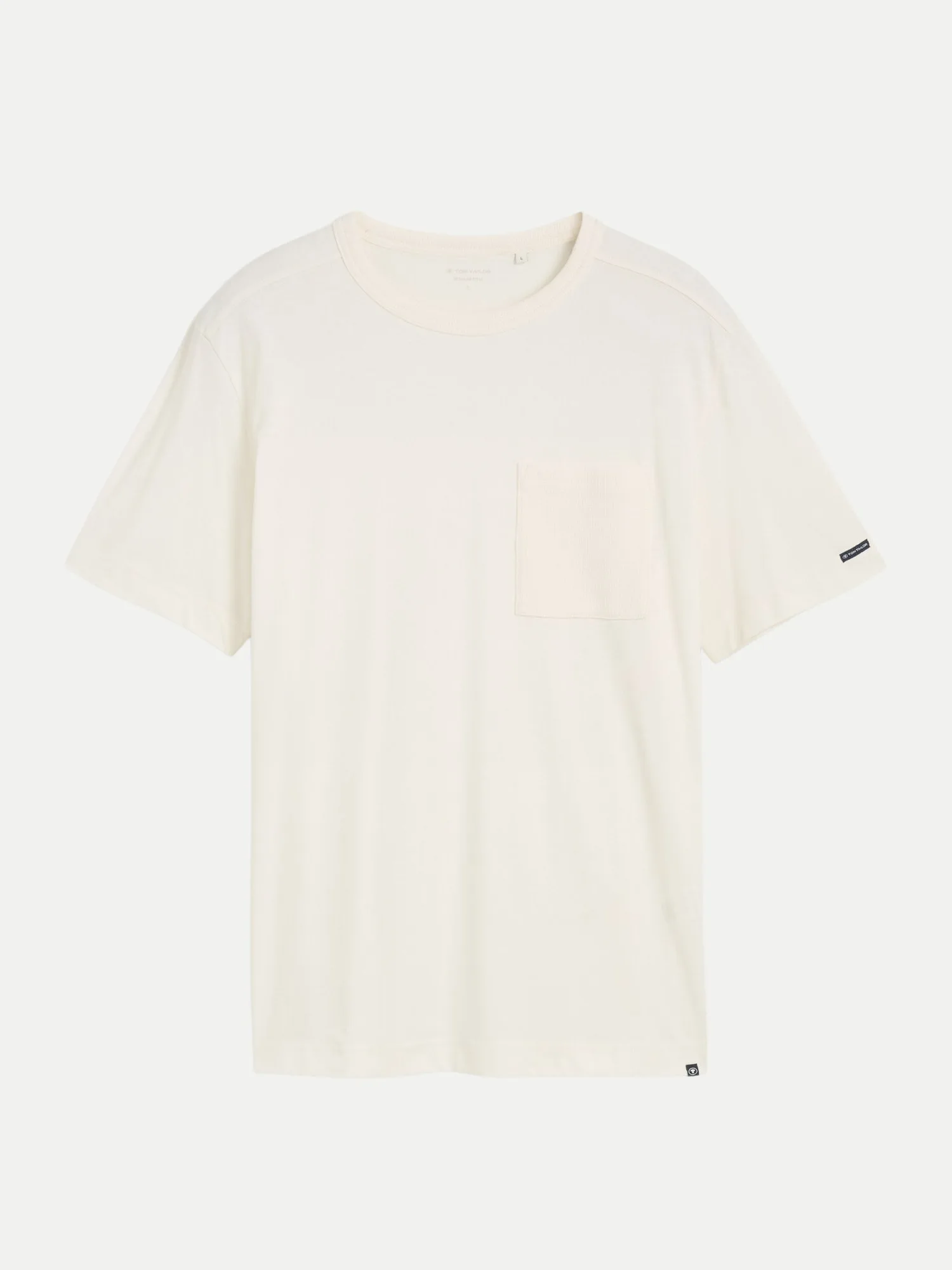 Basic T-Shirt Weiß XXL - Tom Tailor Casual - FashionsVida
