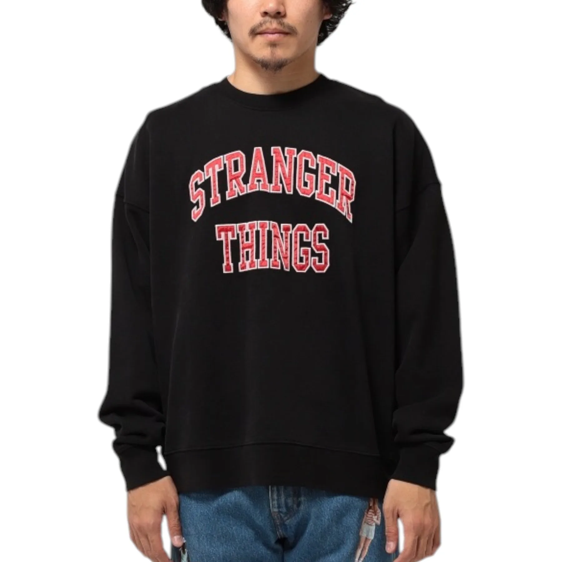 Levi'S Mens Sweatshirt Oversized Pullover Jumper - Black Cotton - Size 2xl - Levis - FashionsVida