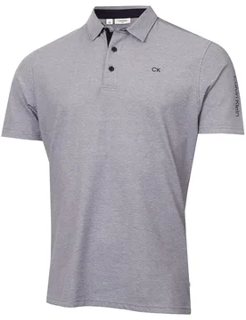 Golf Polo A Maniche Corte Uni Navy Oxford XL - Calvin Klein - FashionsVida