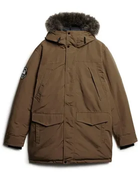 Veste Everest Faux Fur Kangaroo Brown M