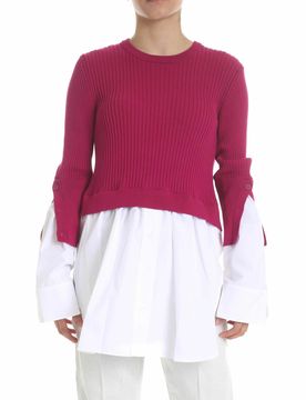 Pullover camicia e bianco