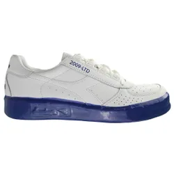 B.Elite Msgm Mens White Trainers Leather - Size Uk 5.5