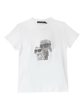 T-shirt di Ikon Rhinestone Duo