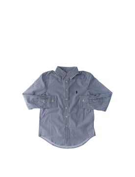 Camicia in cotone POLO BOYS BLU S