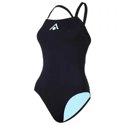 Essential Tie Back Swimsuit Black / Black FR 42 Women