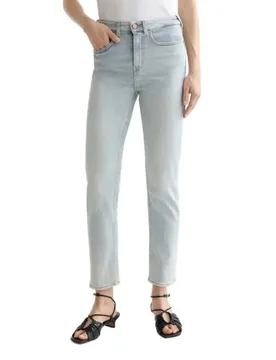 Jeans A Vita Alta Ulm007s Slim Fit Super Stretch Takedown Blue 30