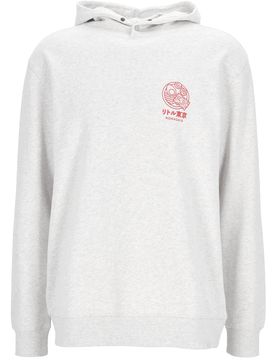 XL print hoodie ramen male