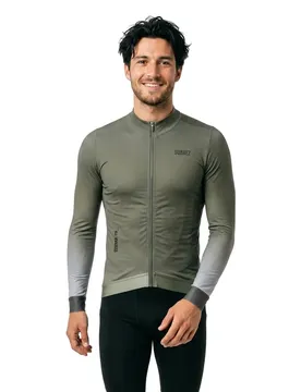 Maglia A Maniche Lunghe Ascender 2. Green Jaspe