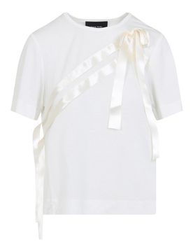 T-shirt facile con fascia con fiocco