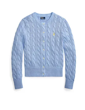 Cardigan Coupe Slim bleu clair XL - Ralph Lauren - FashionsVida