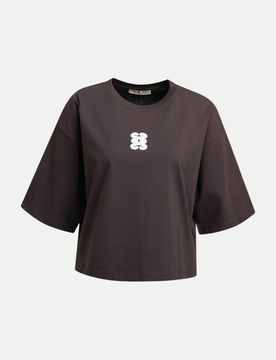 Smith & Soul Boxy T-Shirt Braun L