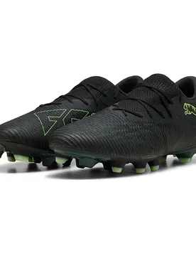 Chaussures De Football Future 8 Match Low Fg/ag Black / Fizzy Light / Green Terrain EU 40
