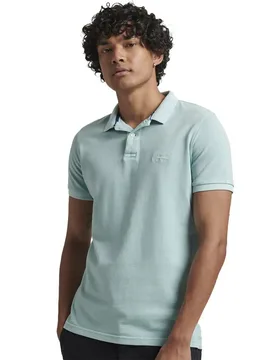 Polo A Maniche Corte Vint Destroy Fresh Mint 2XL - Superdry - FashionsVida