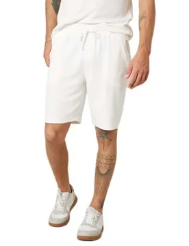 Pantaloni Corti Tovin White L - Deeluxe - FashionsVida