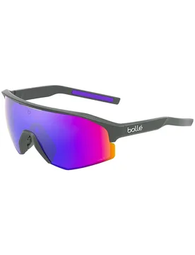 Sonnenbrille Lightshifter Titanium Matte Volt Ultraviolet Grau - Bollé - FashionsVida