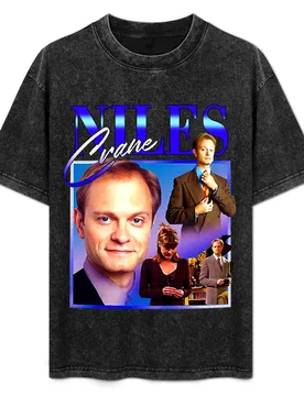Wonderful Memory Niles Crane Homage Graphic For Fan T-Shirt Retro Style Print Casual Top - Aliexpress - FashionsVida