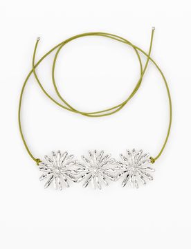 Pendentif marguerites zalio, Noir, U