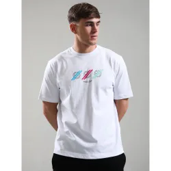 Mens White Treble T-Shirt - Male - White - Medium
