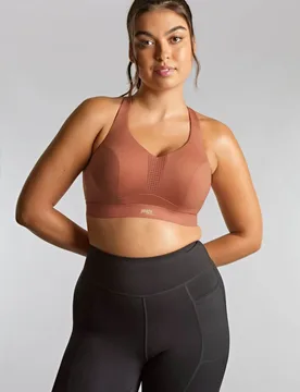 Endurance Wired Sports Bra Medium Pink female - Panache - FashionsVida