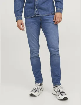 Slim Fit 5 Pocket Jeans Blue male - Jack & jones - FashionsVida