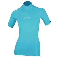 Rash Guard Manches Courtes Atoll Turquoise S