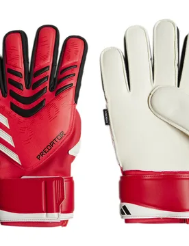 Gants De Gardien De But Predator Match Fingersave Pure Ruby / Lucid Red / Black 9.5 unisex - Adidas - FashionsVida