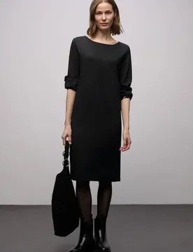 Jersey-Kleid female Schwarz - Street One - FashionsVida