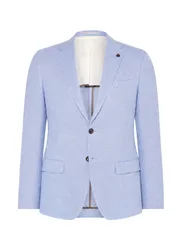 Slim-Fit Baukasten Sakko Blau 56