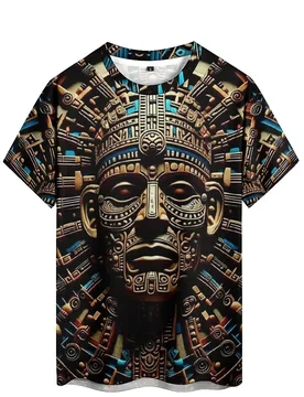 Men's 3D Printed Short Sleeve T-Shirt - New Personalized Fashion Pattern, 3D Holiday Gift Tee - Aliexpress - FashionsVida