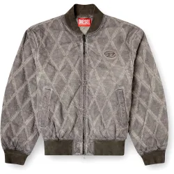 Cazadora bomber de hombre acolchada con parche