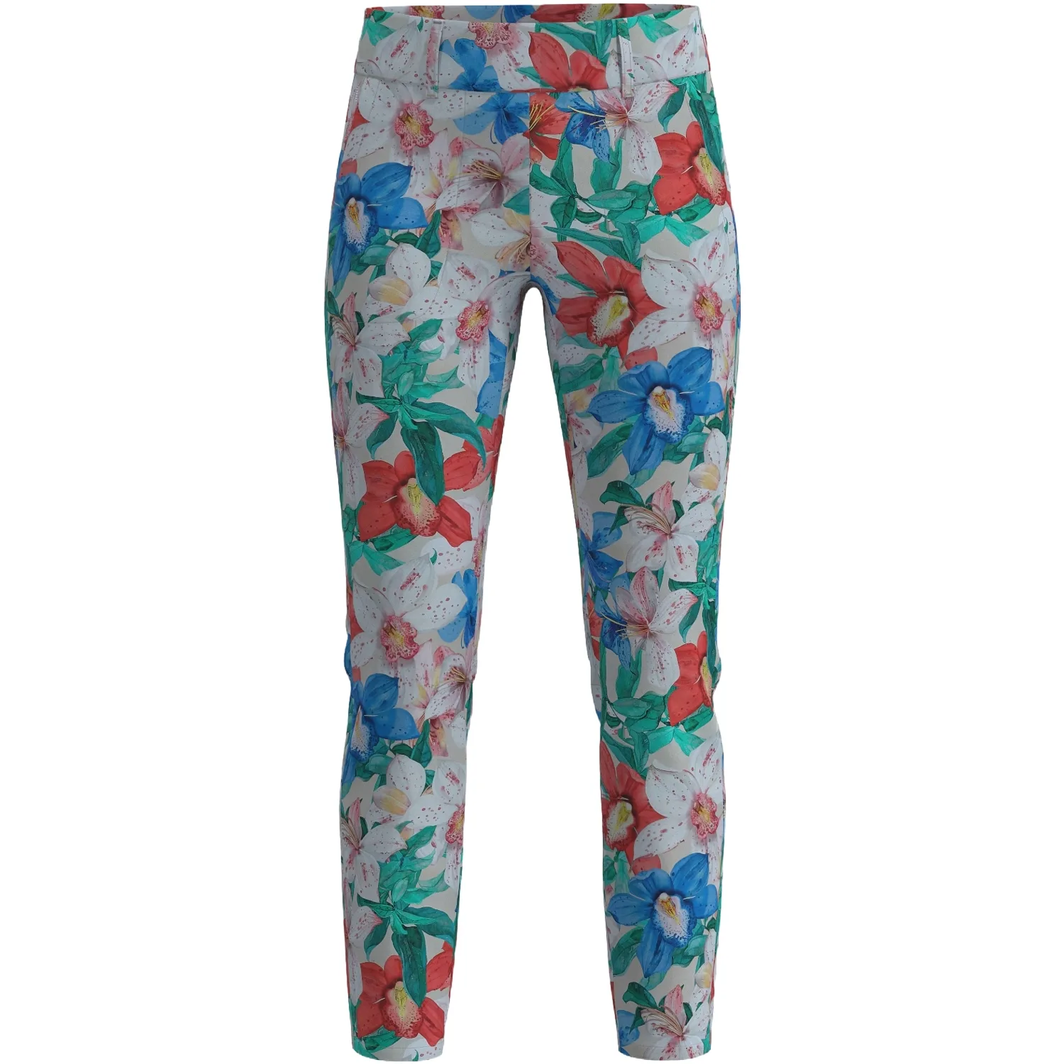 Hose Lucy-CR Flower Jersey, bunt 42 - Alberto - FashionsVida