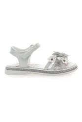 Sandali Bianchi Eleganti con Fiori e Farfalle Girl 14339 26