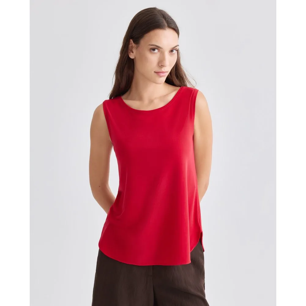 Camiseta de mujer sin mangas lisa - Zermatt - FashionsVida