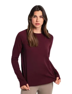 Lole T-shirt à Manches Longues Performance Plum L - Lolë - FashionsVida