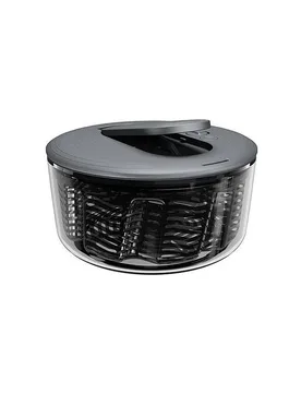 Centrifuga per insalata SWIFT-DRY 27 cm piccola trasparente grigia grigio - Zyliss - FashionsVida
