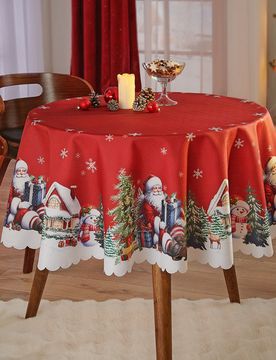 Tischdecke "Nikolaus" Ø 140 cm