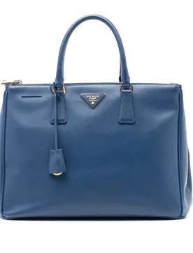 Large Saffiano Lux Galleria Double Zip Tote - Prada - FashionsVida