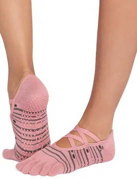 Chaussettes Full Toe Elle Pilates Grip Soft Red EU 36-38 1/2