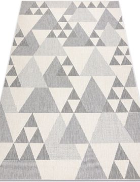 Teppiche Teppich Spring 20409662 Dreiecke, Geschlungen - Cr 120x170 Cm 120x170 Cm