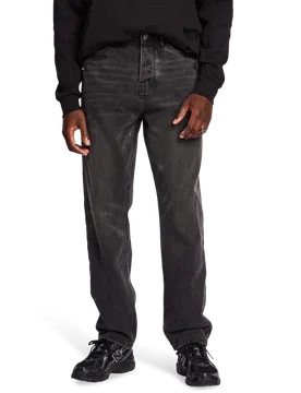 Orbit Jeans Men Pants - Black - Size XL - Cotton Twill - Black - Size: Extra Large - Street Cartel - FashionsVida