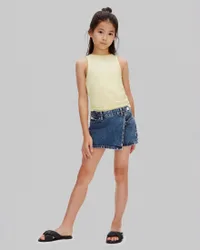 Pantagonna in denim lavaggio scuro stone washed