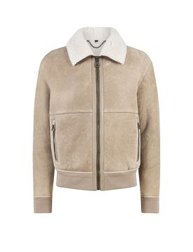 Chaqueta de cuero TRACE beige XXXL