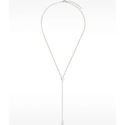 Collar corto fino con circonitas