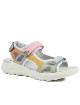 Women's Adjustable Touch Fasten Sandals Size: 6 - Multicolor - Size: 6 - Pavers - FashionsVida