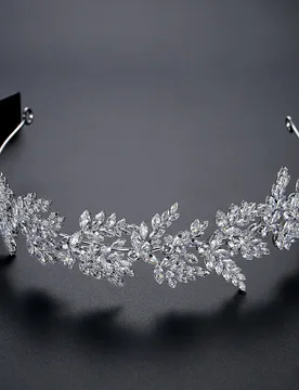 Cubic Zirconia Bridal Tiara Headbands For Wedding Hair Accessories Luxury Tiaras Crowns For Women Party Bride Hairband Headdress - Aliexpress - FashionsVida