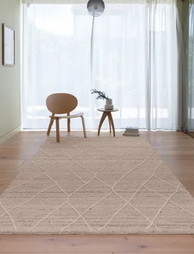 Asiatic Noah Pure Wool Rug Beige - Asiatic - FashionsVida