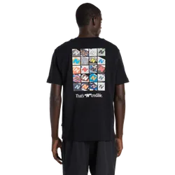 N Collage Tee Men T-Shirts - Black - Size S - Cotton Jersey - Black - Size: Small