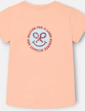 Camiseta de mujer smile estampado - Silbon - FashionsVida